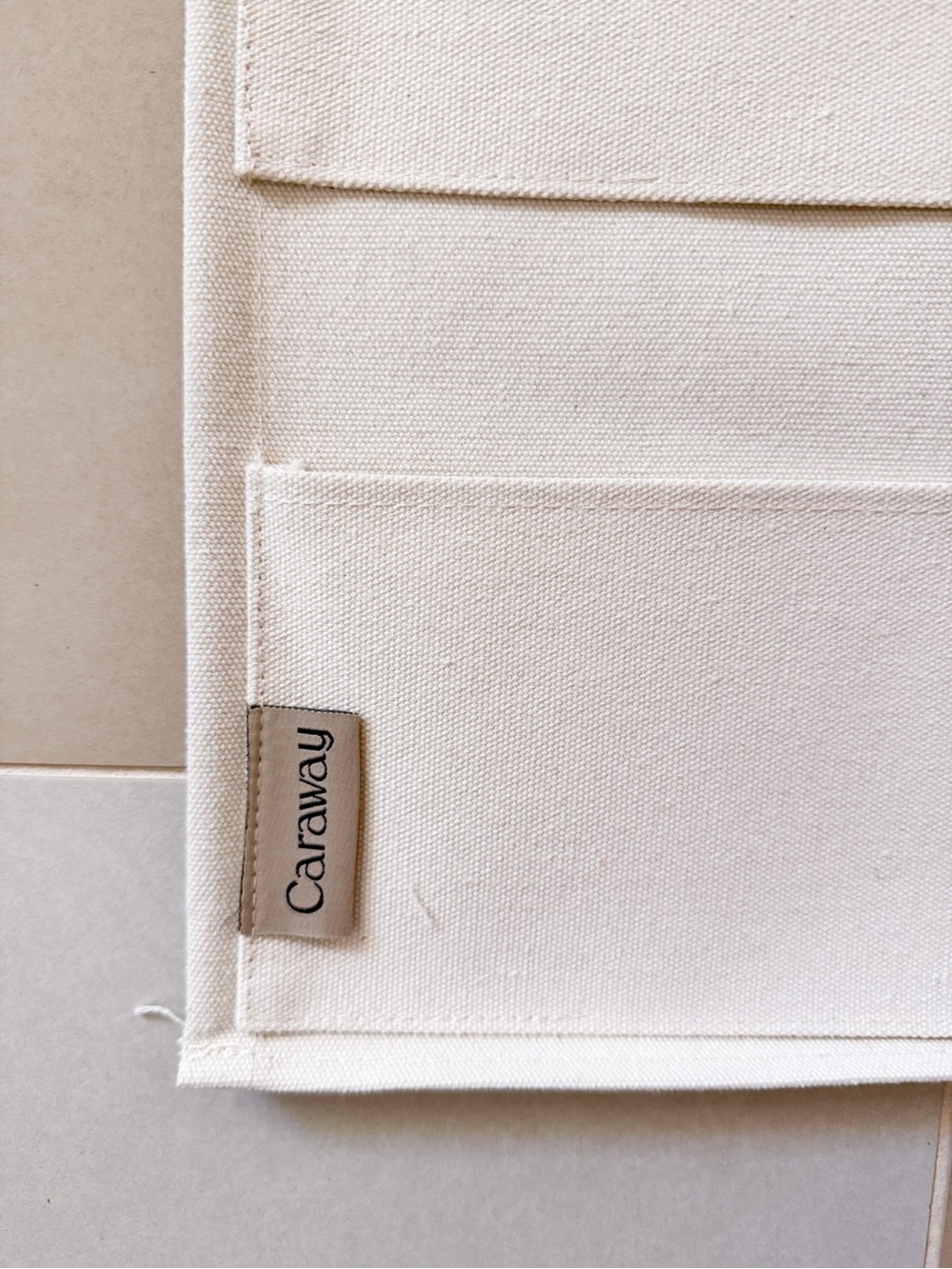 Caraway Canvas canvas lid Holder organizer